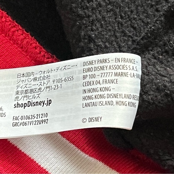 Disneyland Resort Disney World Mickey Christmas Holiday Sweatshirt M Black‎ Red - Picture 14 of 16